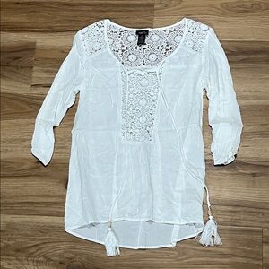 Rue21 White Blouse Small